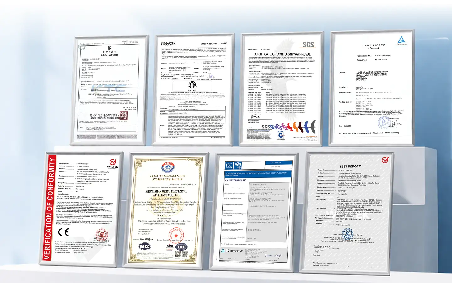 Product Certificate