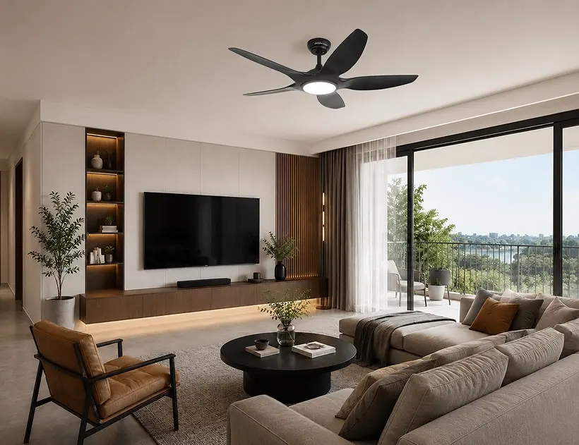 Silent Gentle Wind Supply System