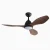 2400 Lm Ceiling Fan with Bright LED Light for Living Room-Deep grain pattern