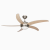 3-Color Changing Ceiling Fan(Warm&Cool White, Natural Light)-Light