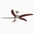 3-Color Changing Ceiling Fan(Warm&Cool White, Natural Light)-Red