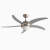 3-Color Changing Ceiling Fan(Warm&Cool White, Natural Light)-Silver