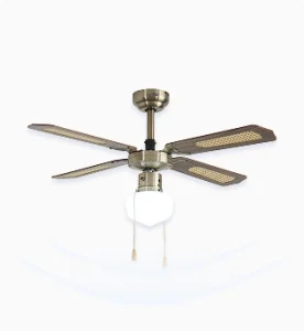 3-Speed Pull Chain Operation Basic Ceiling Fan
