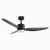 52 High Flow Ceiling Fan 3-Blade 10000 CFM for Warehouse-Black