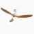 52 Inch Outdoor Ceiling Fans Waterproof IP65-White Wood