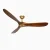 60 Modern Ceiling Fan for Sloped Ceiling up to 15° Downrod-Golden Red