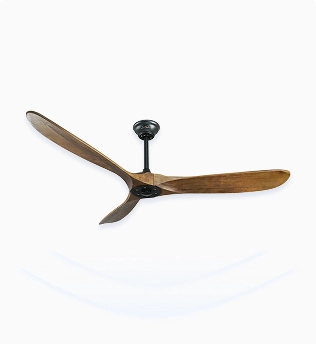 60Modern Ceiling Fan for Sloped Ceiling up to 15°Downrod