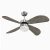 All-Weather Resistant Ceiling Fan for Beach House & Poolside-Black