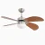 All-Weather Resistant Ceiling Fan for Beach House & Poolside-Brownness