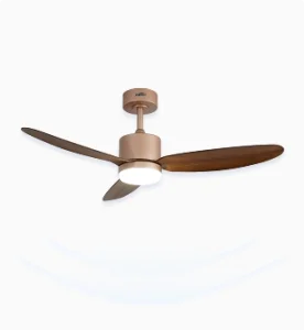 Contemporary Ceiling Fan with Light Dimmable 3000-6000K