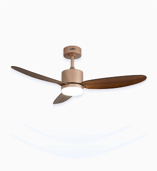 Contemporary Ceiling Fan with Light Dimmable 3000-6000K