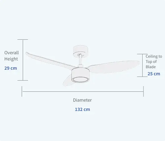 Contemporary Luxury Ceiling Fans for Smart home Specifications