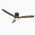 Dimmable LED Ceiling Fan with Remote Control-Black Green