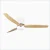 Dimmable LED Ceiling Fan with Remote Control-White Light