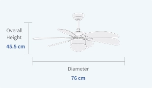 Eco-Friendly Energy saving DC Ceiling Fan Cost-Effective Specifications