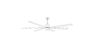 Energy Saving High Volume Low Speed Ceiling Fan Specifications