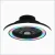 Gentle Breeze Low Noise Ceiling Fan with Soft Light-black