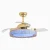 Hi-Fi Sound Quiet Premium Ceiling Fan with Speaker-Gold Azure