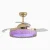Hi-Fi Sound Quiet Premium Ceiling Fan with Speaker-Gold Violet