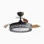 Hi-Fi Sound Quiet Premium Ceiling Fan with Speaker-Matte Black