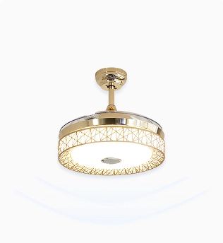 Hi-Fi Sound Quiet Premium Ceiling Fan with Speaker