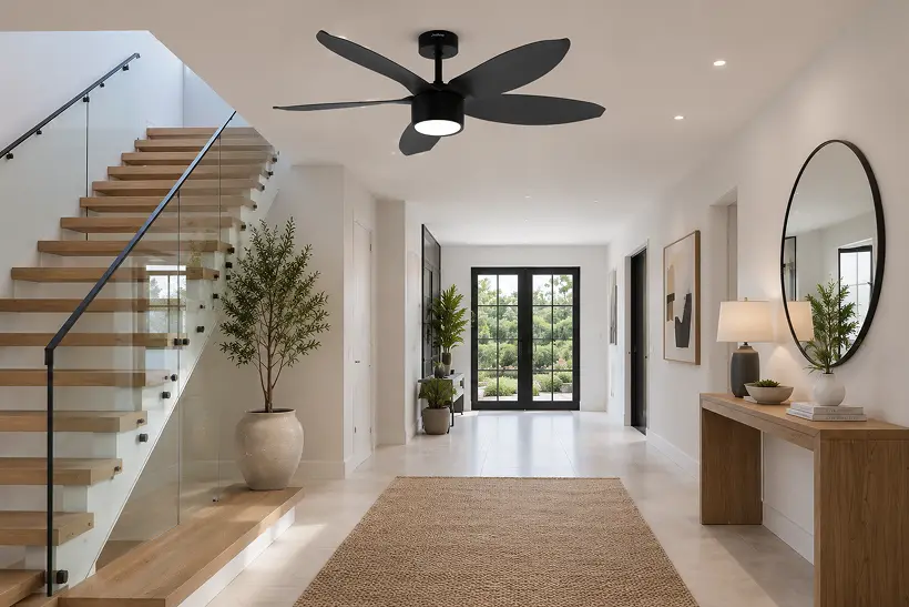High-Efficiency BLDC Motor & Integrated Dimmable LED
