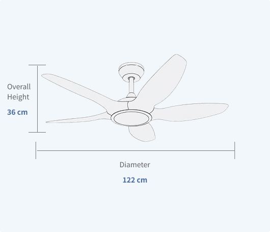 Indoor-Ceiling-Fans-with-Lights-for-Kids-Room-Specifications-48Inch