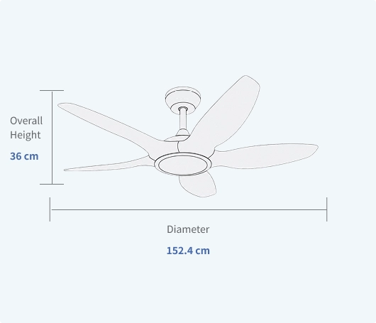 Indoor-Ceiling-Fans-with-Lights-for-Kids-Room-Specifications-60Inch