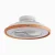 Low Profile Bedroom Ceiling Fan without Downrod-orange