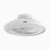 Low Profile Bedroom Ceiling Fan without Downrod-white