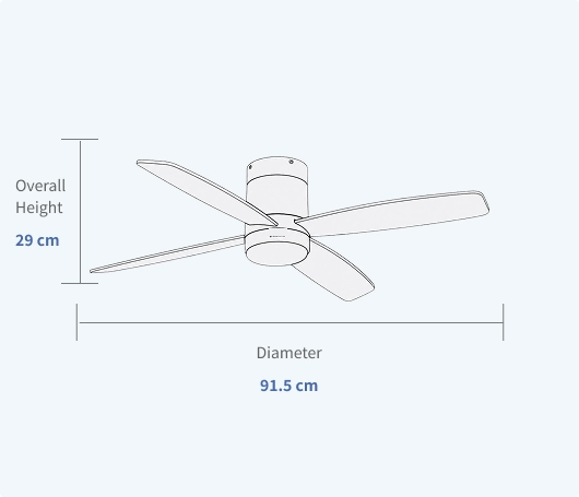 Low-Profile-Ceiling-Fan-with-Light-for-8-ft-Low-Ceiling-Specifications
