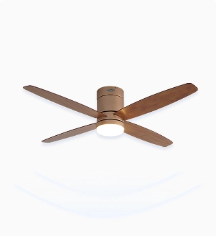 Low Profile Ceiling Fan with Light for 8 ft Low Ceiling
