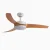 Luxury 42 Inch Ceiling Fan with Light 50000H Long Lifespan-yellow