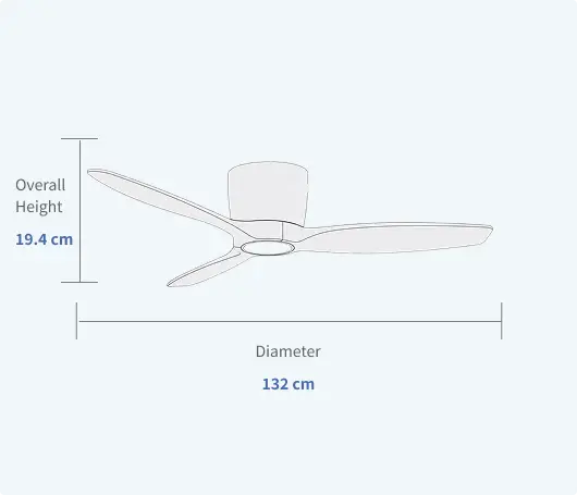 Luxury Design Handcrafted Solid Wood Ceiling Fan Specifications