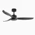 Outdoor Ceiling Fan for Patio, Porch & Gazebo-Black