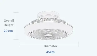 Pre-Assembled Design Quick Install Ceiling Fan Specifications 390