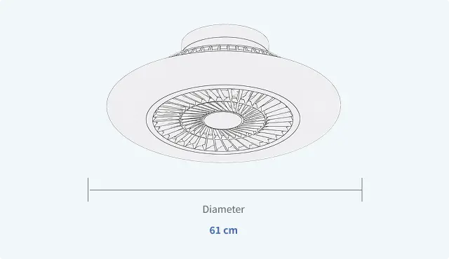 Remote Control Bedroom Ceiling Fans with Lights Specifications 768