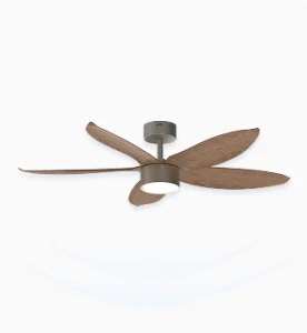 Smart Decorative Ceiling Fan Integrated Home Automation