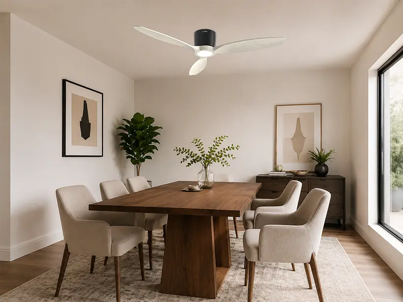 Space-Saving Rod-Free Flush Mount Integrated Layout