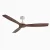 Ultra Quiet DC Motor WIFI Ceiling Fan for Bedroom-White Deep