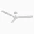 Ultra Quiet DC Motor WIFI Ceiling Fan for Bedroom-White White