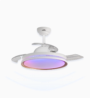 Ultra Quiet Low Ceilings Invisible Ceiling Fan for Small Rooms