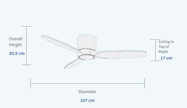 Upscale Ceiling Fans for Dining Room & Foyer Centerpiece Specification 42-768