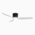Upscale Ceiling Fans for Dining Room & Foyer Centerpiece-white