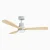 Whisper Quiet Ceiling Fan for Bedroom Summer Cooling-light-oak