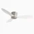 Zigbee 48 Smart Ceiling Fan with Light and Voice Control-Sand nickel White