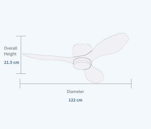 Zigbee-48-Smart-Ceiling-Fan-with-Light-and-Voice-Control-Specifications
