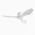 Zigbee 48 Smart Ceiling Fan with Light and Voice Control-White 2