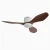Zigbee 48 Smart Ceiling Fan with Light and Voice Control-White Deep Lamp