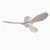 Zigbee 48 Smart Ceiling Fan with Light and Voice Control-White Ora Grain Lamp